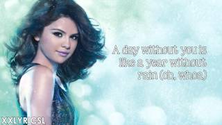 Selena Gomez & The Scene - A Year Without Rain (Lyrics)