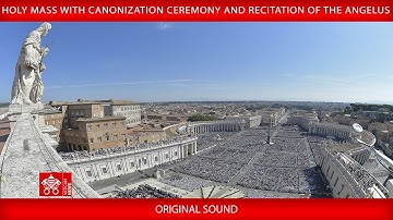 Holy Mass with Canonization and Angelus, October 19 2025, Pope Leo XIV