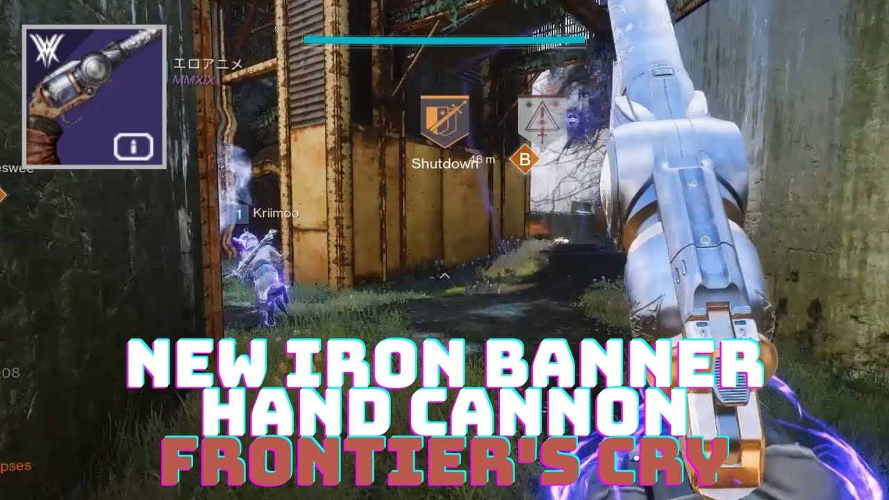 New Iron Banner Hand Cannon, Frontier's Cry - PVE/PVP Gameplay | Destiny 2 Witch Queen