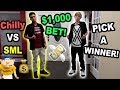 BETTING $1,000 WITH SML.. VOTE WHO WON!!!