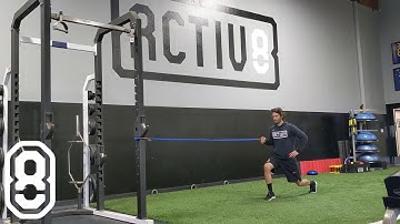 Split Squat Contralateral Single Arm Band Row