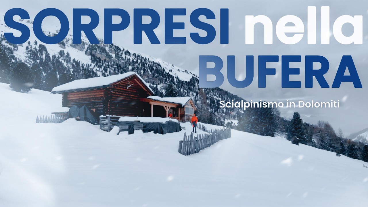 Sorpresi nella bufera - Scialpinismo in Dolomiti