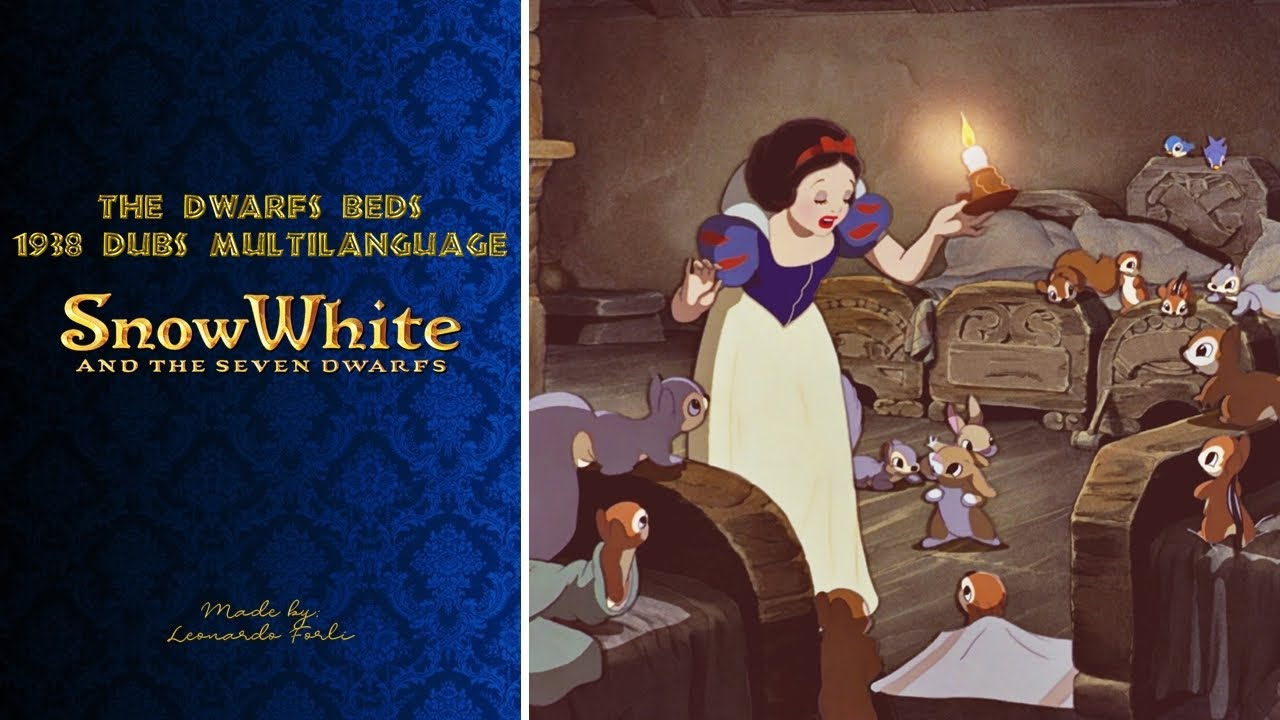snow white the seven dwarfs dwarfs beds 1938 dubbings