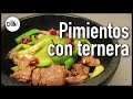 Receta de ternera con pimientos verdes ESTILO CHINO 青椒炒肉片