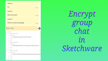 Encrypt and decrypt messages in group chat