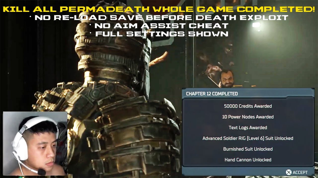 Dead Space Kill All IMPOSSIBLE PERMADEATH WHOLE GAME [Completion Pt.3/4]