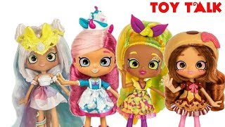 Shoppies Wild Style Mystabella, Mia Milk, Lemony Limes, Coco Cookie - Season 9 Dolls Toy Talk
