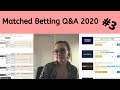 Matched Betting Q&A 2020 | Diary #3 | Profit, Spreadsheets & Reload Offers