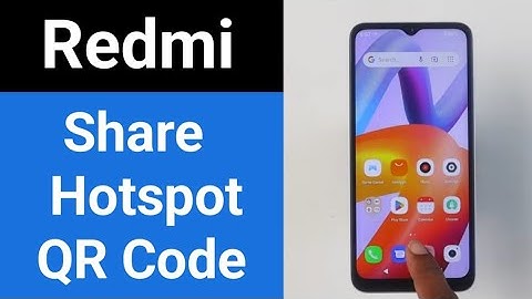 redmi A2+ wifi hotspot QR code share setting,How to use hotspot QR code scanner redmi A2 plus
