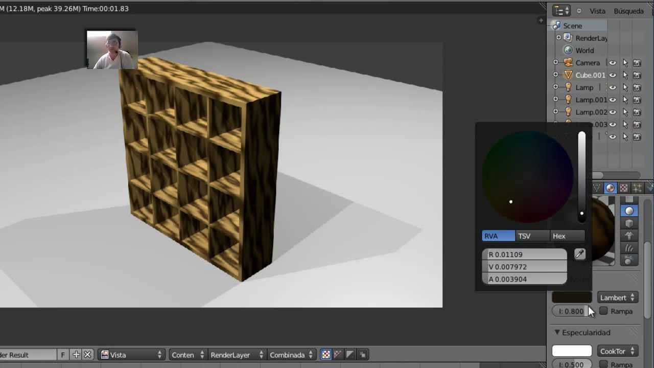 Demostrar Rancio Compuesto Como hacer un mueble expedit de IKEA en Blender 3D - YouTube