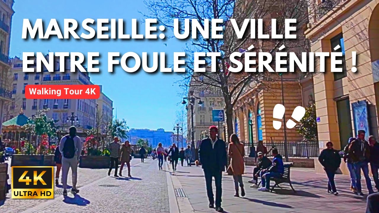 MARSEILLE, France 4K | Sunday Walking Tour 2025