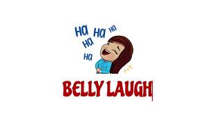 WHAT IS A BELLY LAUGH? Noun Phrase (72) Belly Laugh -  Origin - Animation - English Tutor Nick P