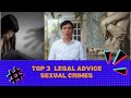 Usapang legal top 3 sexual crimes  atty tony roman tiktoklawyerph