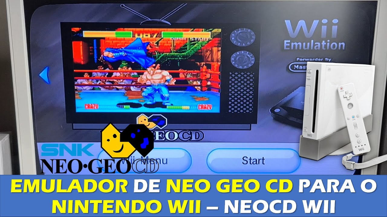 EMULADOR DE NEO GEO CD (NEOCD WII) PARA NINTENDO WII - TUTORIAL COMPLETO 