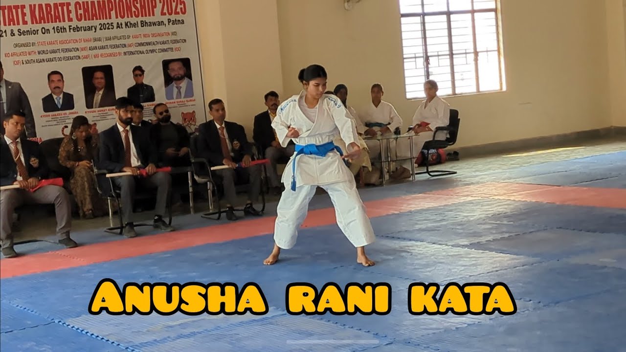 Anusha rani kata video / Bihar State karate championships 2025 ...