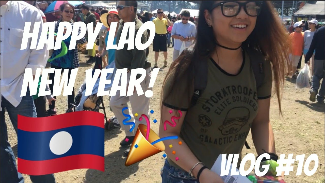 Lao New Years Festival in Wat Lao Buddhavong VA Vlog 10 YouTube