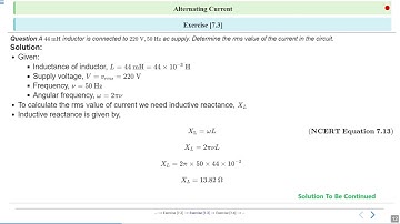 Alternating current NCERT Exercise #SATHEE_ENGG #swayamprabha #engineeringexams
