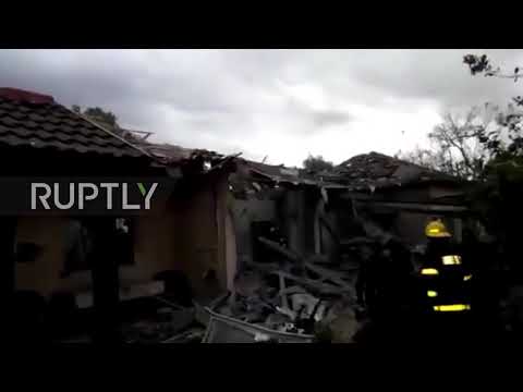 Israel: IDF publish video after 'rocket from Gaza' hits home near Tel Aviv