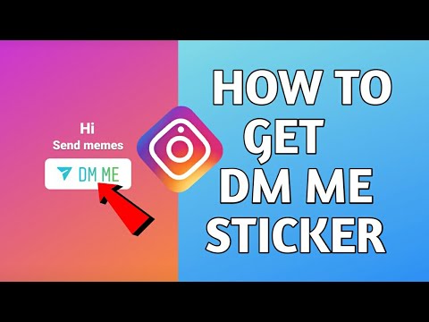 How to Get DM  Me Sticker  in Instagram  Instagram  New 