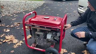 Husky Generator Sitting For 10 Years.  Will it Start?