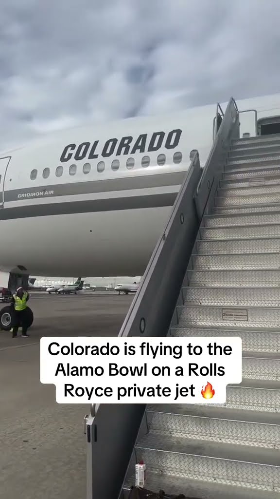 Colorado is flying in style! ? (via Deionsanders/IG, Warrensapp/IG)