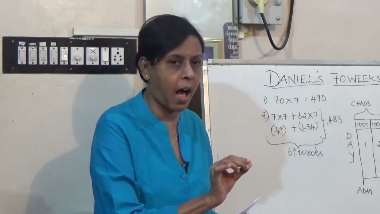 DANIEL’S  70 WEEKS - தானியேல் தீர்க்கதரிசியின் 70 வாரங்கள்