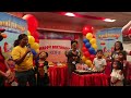 Giving thanks to the sponsors - Kobe&#39;s 6th birthday celebration