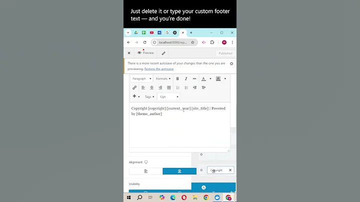 Remove Powered by Astra WordPress Theme in 1 Minute (No Plugin Needed!)