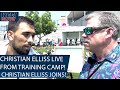 Patriots linebacker Christian Elliss 1-on-1 live from Training Camp | WEEI Afternoons