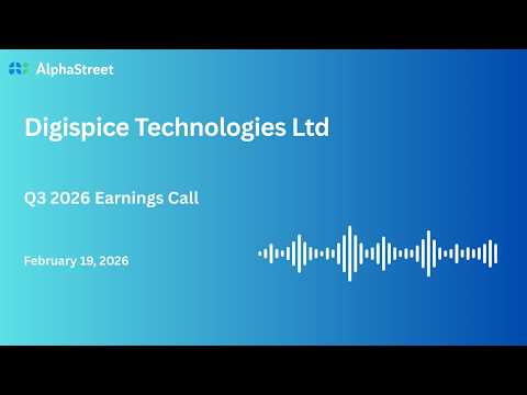 Digispice Technologies Ltd Q3 FY2025-26 Earnings Conference Call