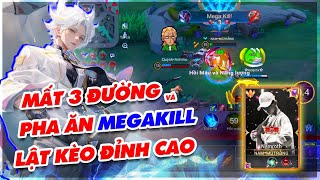 TEAM ĐỂ MẤT 3 ĐƯỜNG VÀ PHA ĂN MEGAKILL LẬT KÈO CƠ BẢN CỦA NAM MŨ TRẮNG - LIÊN QUÂN