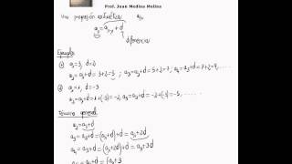 Introducción a las progresiones aritméticas