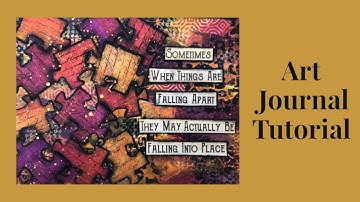 Mixed Media Art Journal Tutorial- Collage Collage Collage