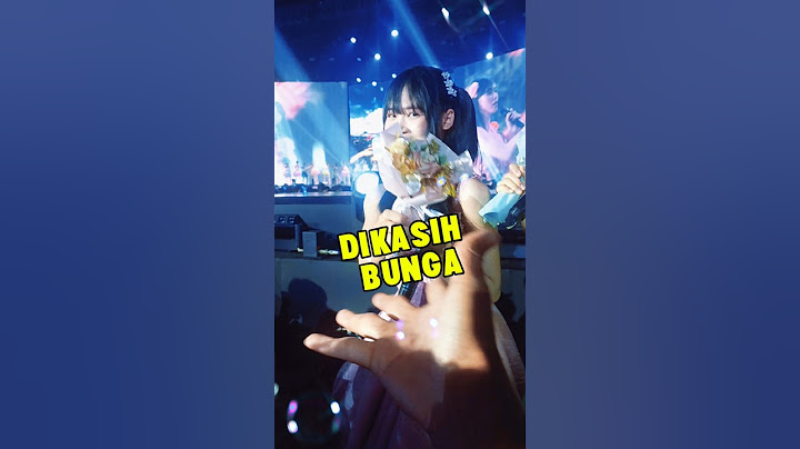 SIAPA YANG DAPET BUNGA JUGA PAS KONSER JKT48 WONDERLAND KEMAREN? #jkt48 #wonderland #lanajkt48