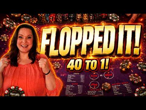 FLOPPED IT! ULTIMATE TEXAS HOLD 'EM in LAS VEGAS! 🍀🍀 (UTH)