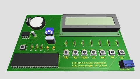 Tarjeta Reloj Digital Programable usando un RTC DS1307