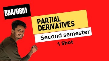 Partial derivatives BBA BBM second semester Business mathematics TU  Ex 4.3