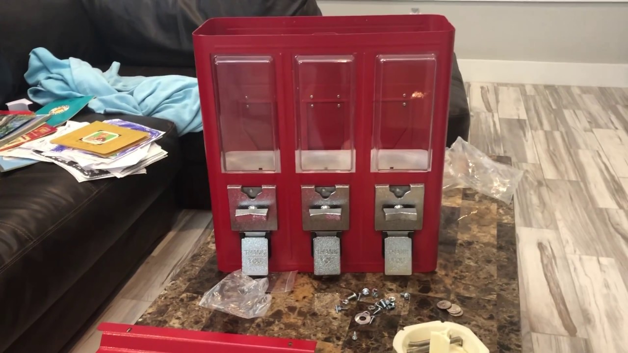 Bulk Candy Machine Assembly Triple Shop Three Head From Candy Machines