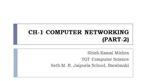 Computer Networking Part 2