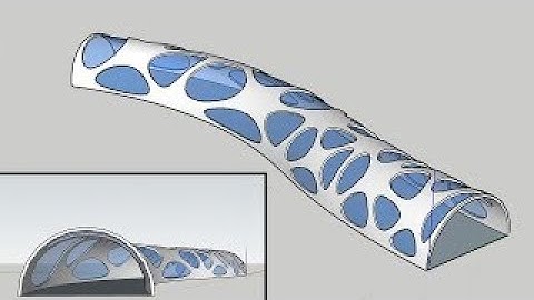 Modeling a Parametric Bridge in Sketchup 2024