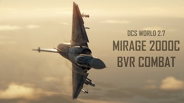 DCS World 2.7 - BVR Combat with Mirage 2000C