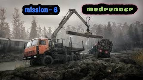 mudrunner mobile || gameplay || crane operator ||  mission - 6