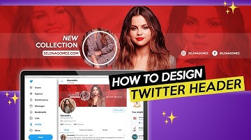 How to design a TWITTER HEADER in 5 steps Photoshop Tutorial 2020