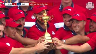 Trophy Presentation United States Winners 2021 Ryder Cup Whistling Straits