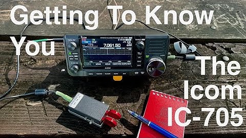 Getting to Know You: The Icom IC-705 QRP Field Transceiver--my thoughts and a POTA activation!