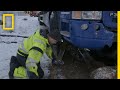 Rescuing a 14 Ton Bread Truck | Ice Road Rescue