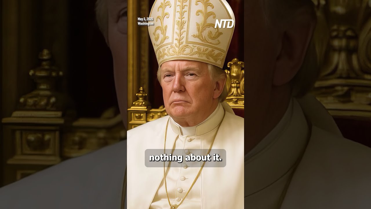 Trump Reacts To Image Of Himself As Pope