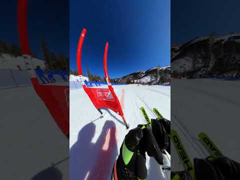 GoPro | Giant Slalom Olympic Champion's POV 🎬 Ted Ligety #Shorts #Skiing