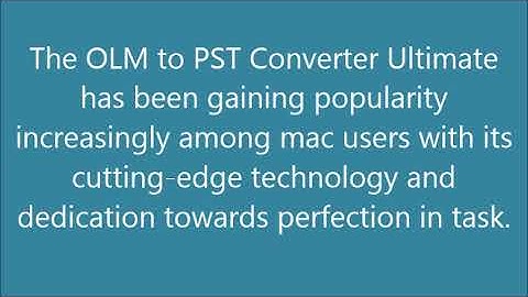 OLM to PST Converter Crack Tool by Gladwev Software