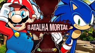 Mario Vs Sonic Dublado Pt-Br Batalha Mortal Death Battle